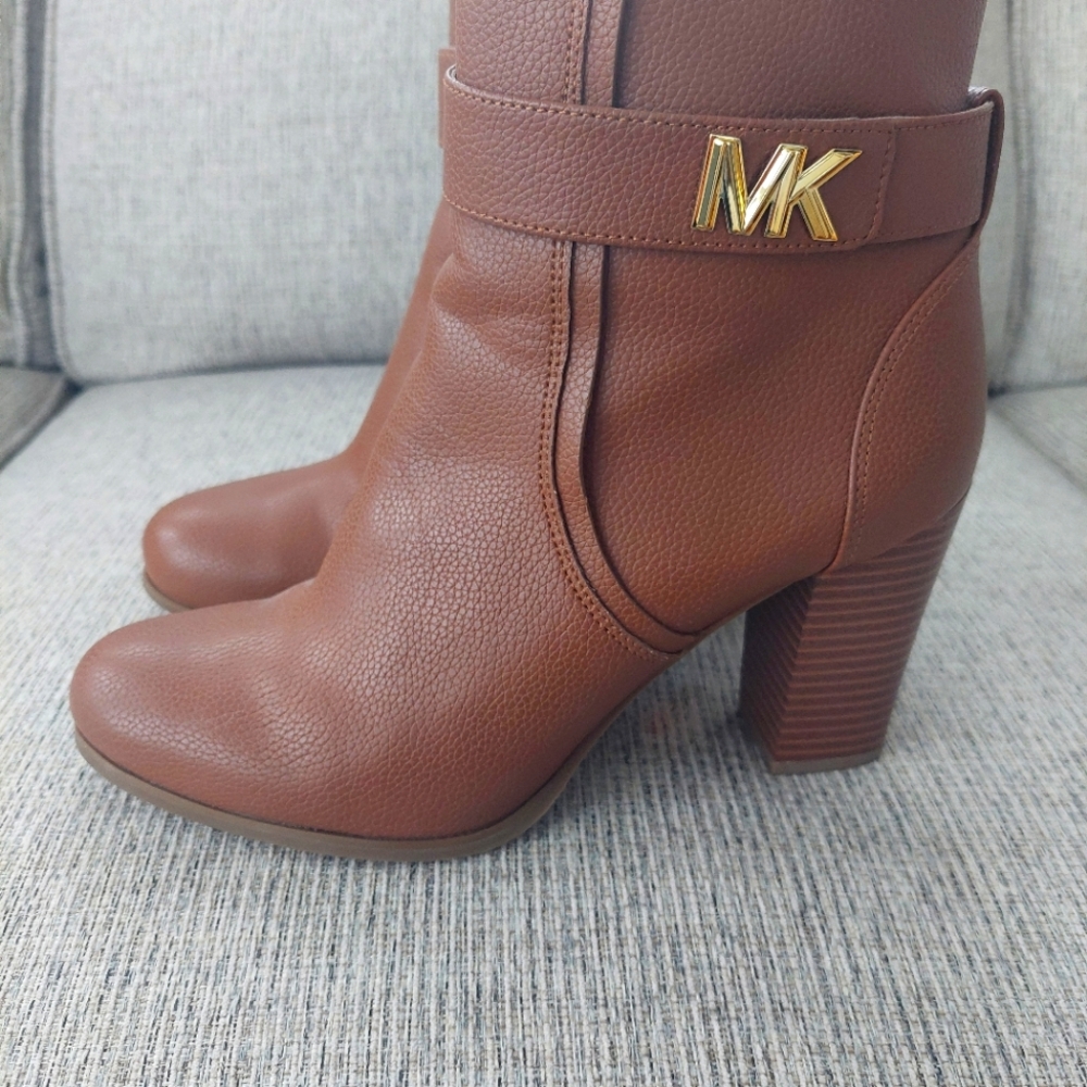 Michael Kors Brown Heeled Boots - Picture 4 of 10